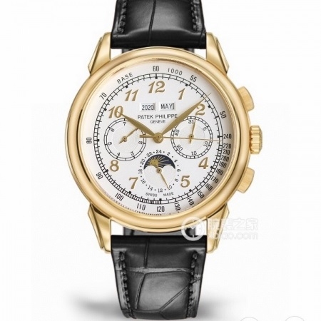 V4升级版百达翡丽（Patek Philippe）超级复杂功能时计系列5270e升级版CH-29-535机芯 男士多功能机械手表