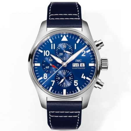 ZF新品 IWC万国表飞行员系列男士全自动机械计时码腕表 搭载7750改cal.69385机芯（复刻正品机型）直径43mm