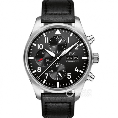 ZF新品 IWC万国表飞行员系列男士全自动机械计时码腕表 搭载7750改cal.69385机芯（复刻正品机型）直径43mm