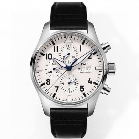 ZF新品 IWC万国表飞行员系列男士全自动机械计时码腕表 搭载7750改cal.69385机芯（复刻正品机型）直径43mm