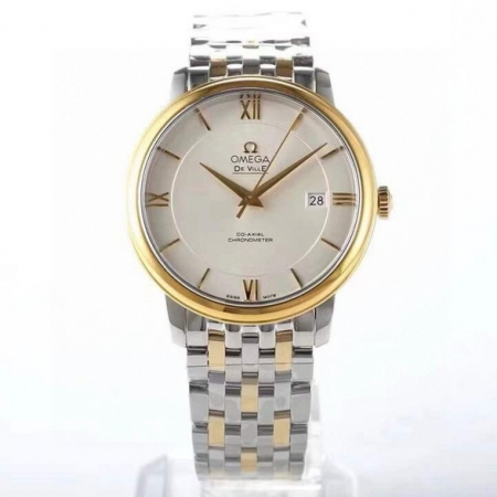 MKS经典名作出品  欧米茄碟飞系列男士全自动机械腕表 搭载原装进口9015机芯 尺寸39.5mmx10mm