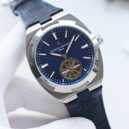 V6新品江诗丹顿-Vacheron Constantin纵横四海飞轮系列男士全自动机械腕表 搭载原装进口8219机芯 直径42mm