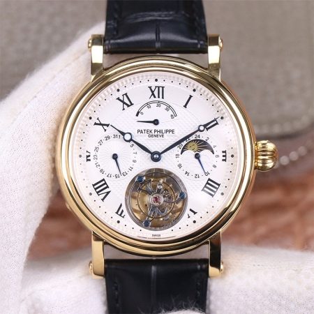 AX出品 百达翡丽（Patek Philippe）自动复杂功能系列陀飞轮机械腕表