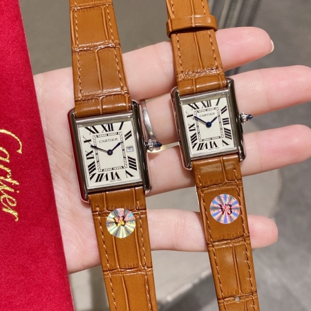 BV出品V3版本 卡地亚 CARTIER-Tank腕表 瑞士石英机芯 中号33....