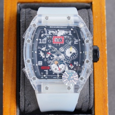 【Richard Mille 理查德．米勒】RM56-01水晶材质壳套， 清澈透...