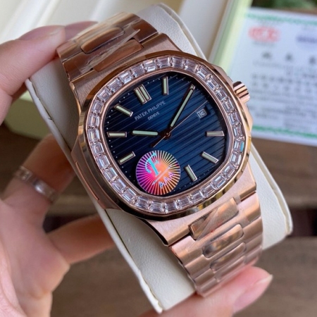 V6厂出品 百达翡丽（Patek Philippe）鹦鹉螺商务男士全自动机械腕表