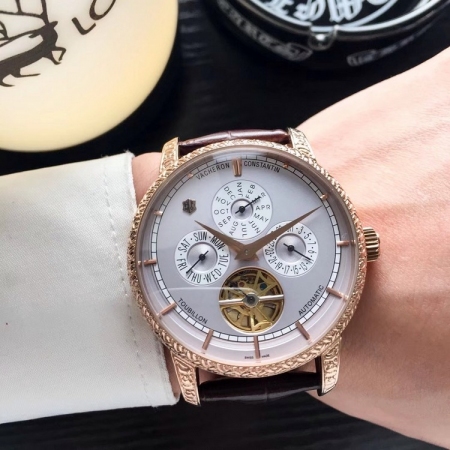 江诗丹顿（Vacheron Constantin）马耳他系列多功能男士自动机械手...